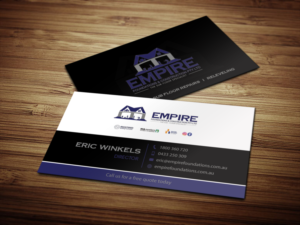 Restumping company needs business cards | Visitenkarten-Design von Riz'