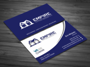 Business Card Design by SKYdesign for E K advanced carpentry  | Design: #21750831