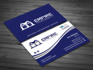 Business Card Design by SKYdesign for E K advanced carpentry  | Design: #21750832