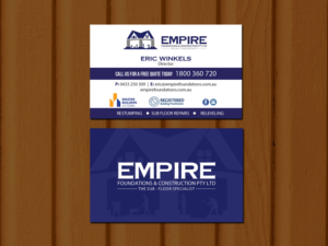 Visitenkarten-Design von Creations Box 2015 für E K advanced carpentry  | Design #21757495
