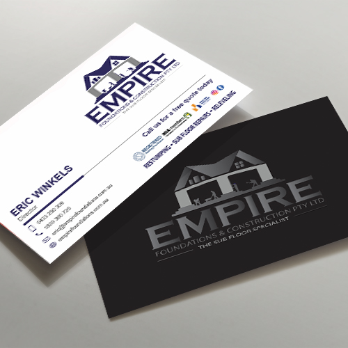 Business Card Design by HAKIMA 2 for E K advanced carpentry  | Design #21756750