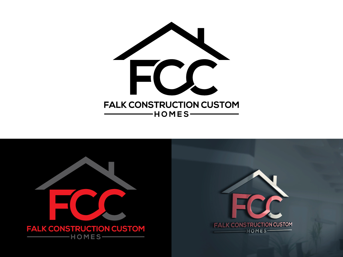 Logo-Design von Rana H für Falk Construction Inc | Design #21803209