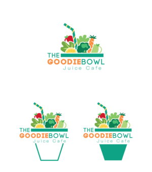 The Goodie Bowl, "Juice Cafe" | Logo-Design von Amethystica