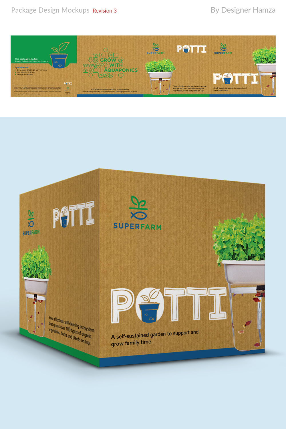 Packaging Design by Designer Hamza for this project | Design #21841465