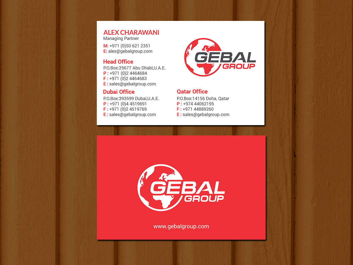 Business Card Design by Creations Box 2015 for this project | Design #21762140