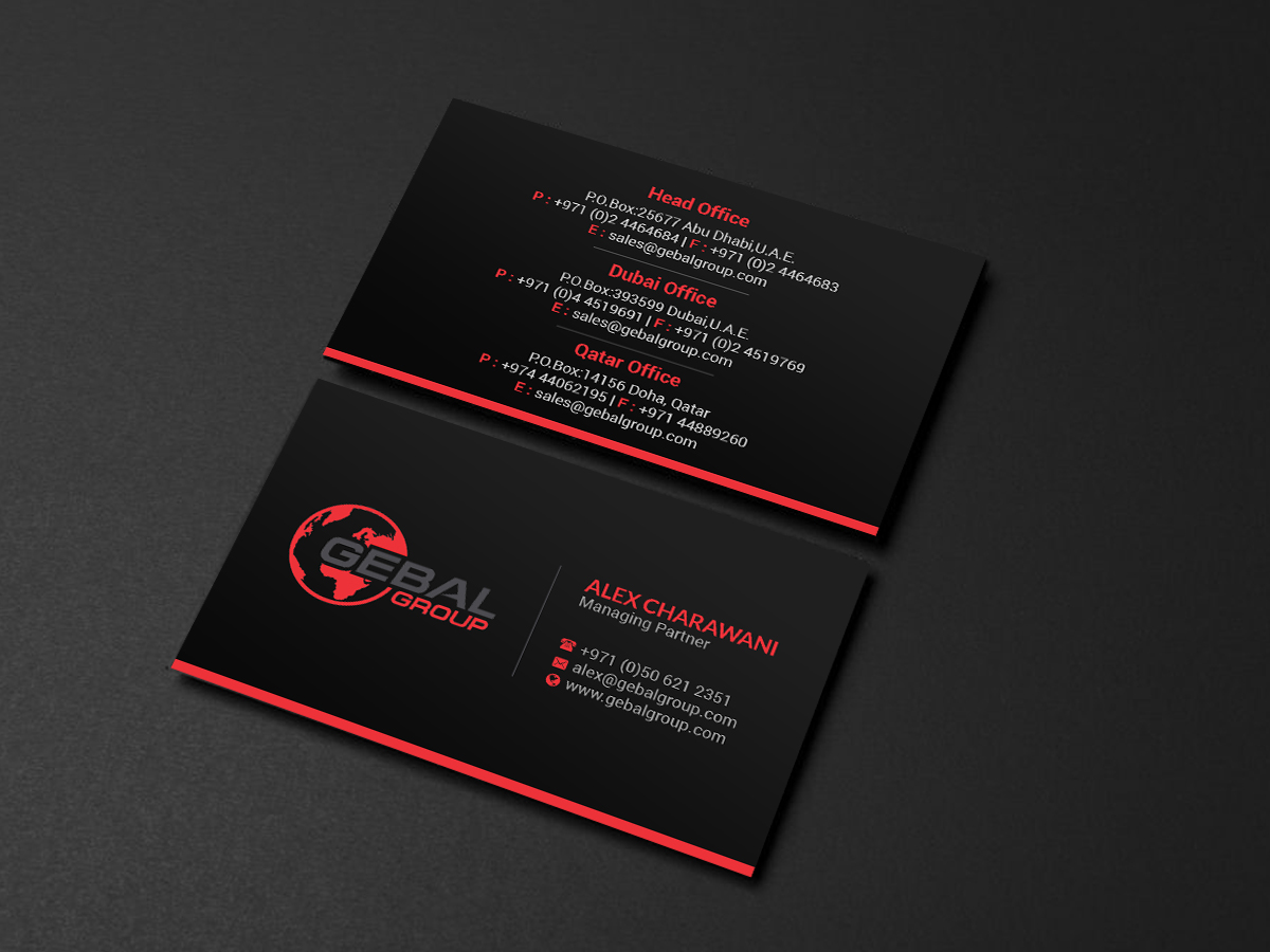 Business Card Design by Creations Box 2015 for this project | Design #21765620