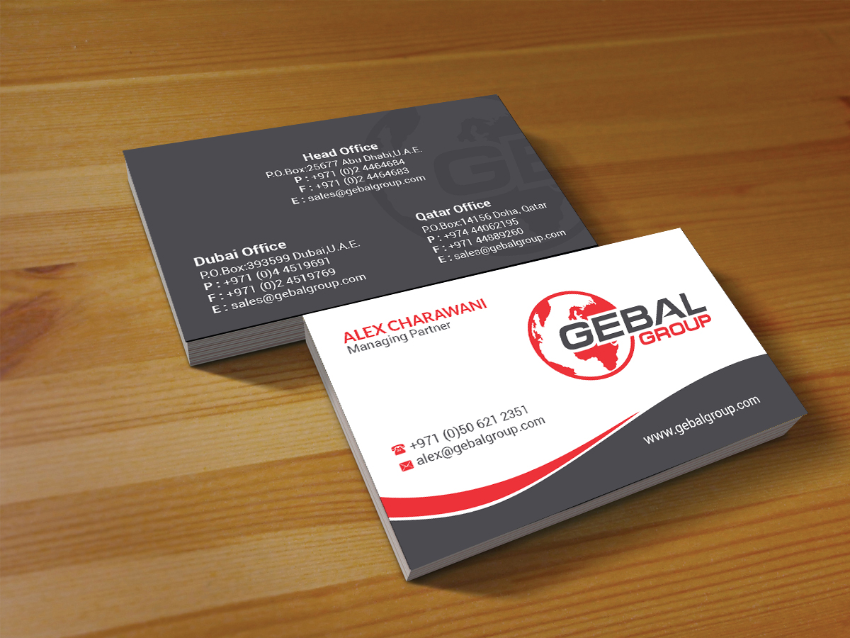 Business Card Design by Creations Box 2015 for this project | Design #21765630