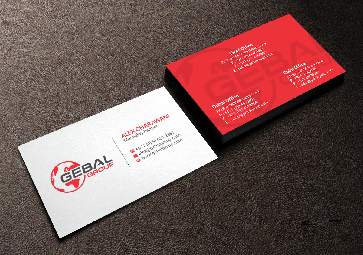 Business Card Design by Creations Box 2015 for this project | Design #21765631