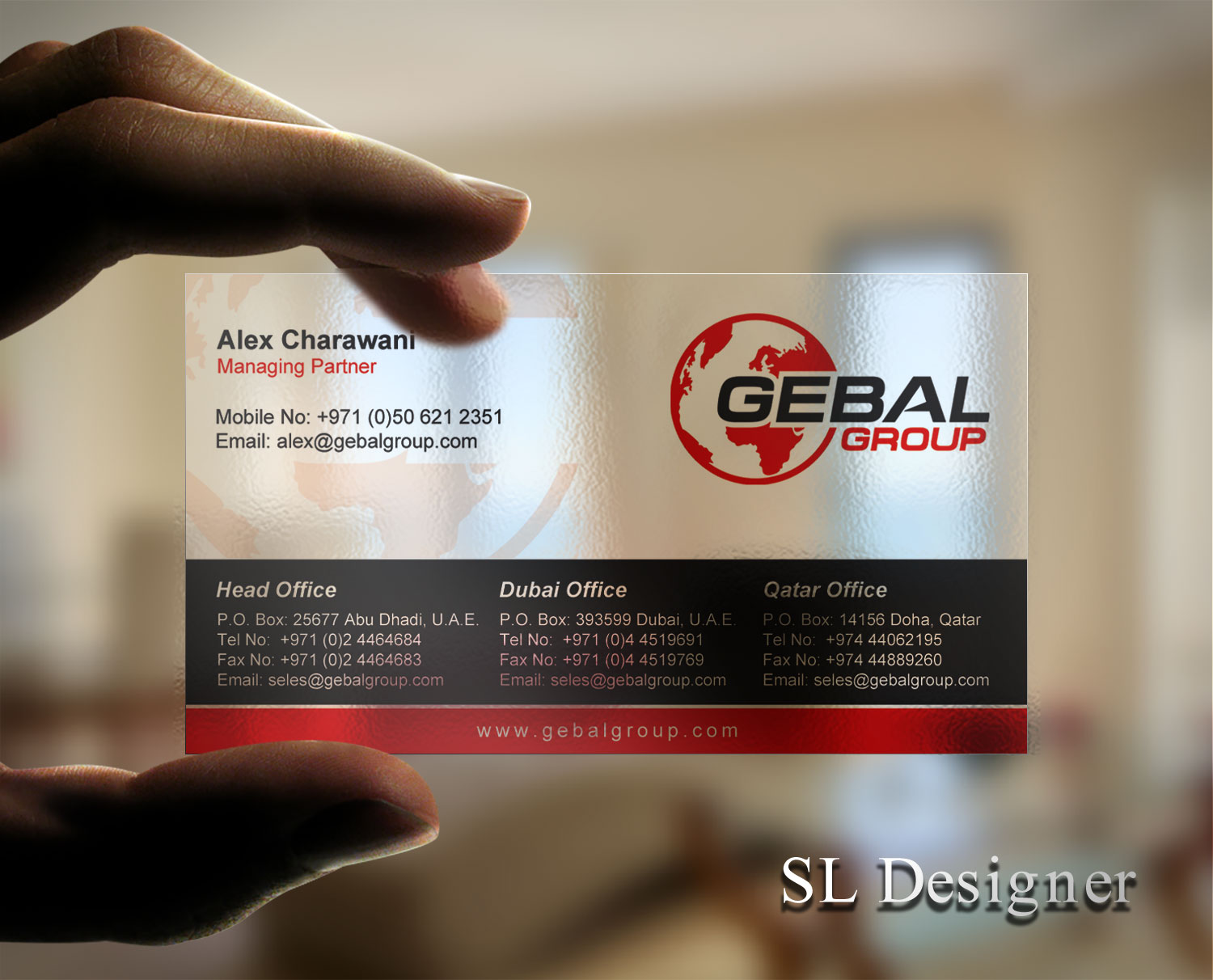 Visitenkarten-Design von SL Designer für dieses Projekt | Design #21766813