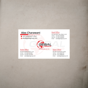 Business Card Design by Mayur Art for this project | Design: #21786697