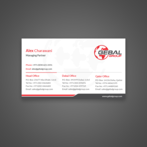 Business Card Design by Uttom 2 for this project | Design: #21802855