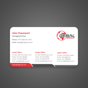 Business Card Design by Uttom 2 for this project | Design: #21809791