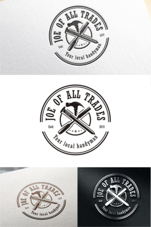 'Joe of all trades' & please include wording 'Your local handyman' below logo as a misson statement | Logo Design by Soul Light