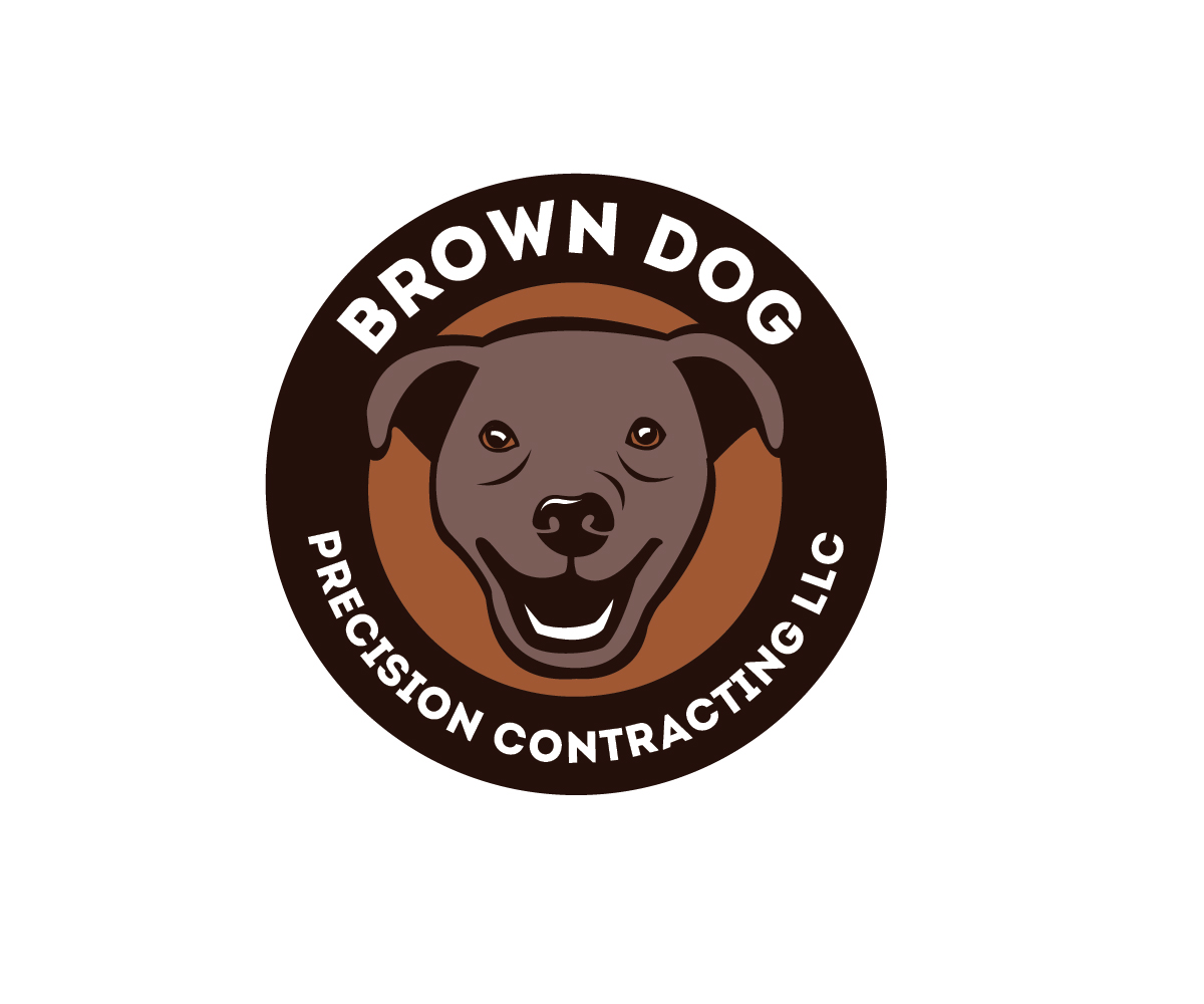Logo Design by renderman for Brown Dog Precision Contracting LLC | Design #21762754