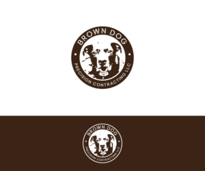 Logo Design by arcoalex for Brown Dog Precision Contracting LLC | Design: #21763810