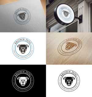Design de Logo par fatiyadesign pour Brown Dog Precision Contracting LLC | Design #21765265