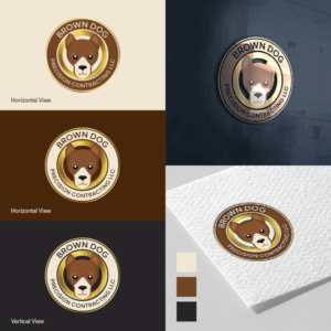 Design de Logo par Lee @ LoleepopDesign pour Brown Dog Precision Contracting LLC | Design #21761750
