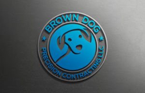 Logo Design by JAFRIN for Brown Dog Precision Contracting LLC | Design: #21761604
