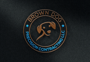 Logo Design by JAFRIN for Brown Dog Precision Contracting LLC | Design: #21765548