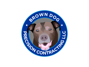 Logo Design by R16 for Brown Dog Precision Contracting LLC | Design: #21759796