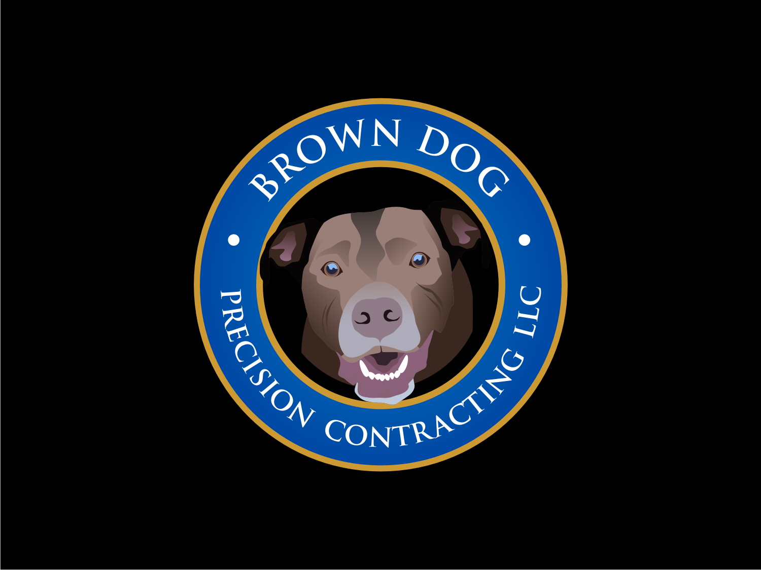 Logo Design by R16 for Brown Dog Precision Contracting LLC | Design #21767307
