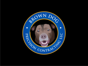 Logo Design by R16 for Brown Dog Precision Contracting LLC | Design: #21767307
