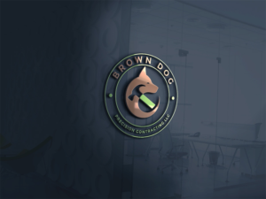 Logo Design by Design Solving for Brown Dog Precision Contracting LLC | Design: #21763655