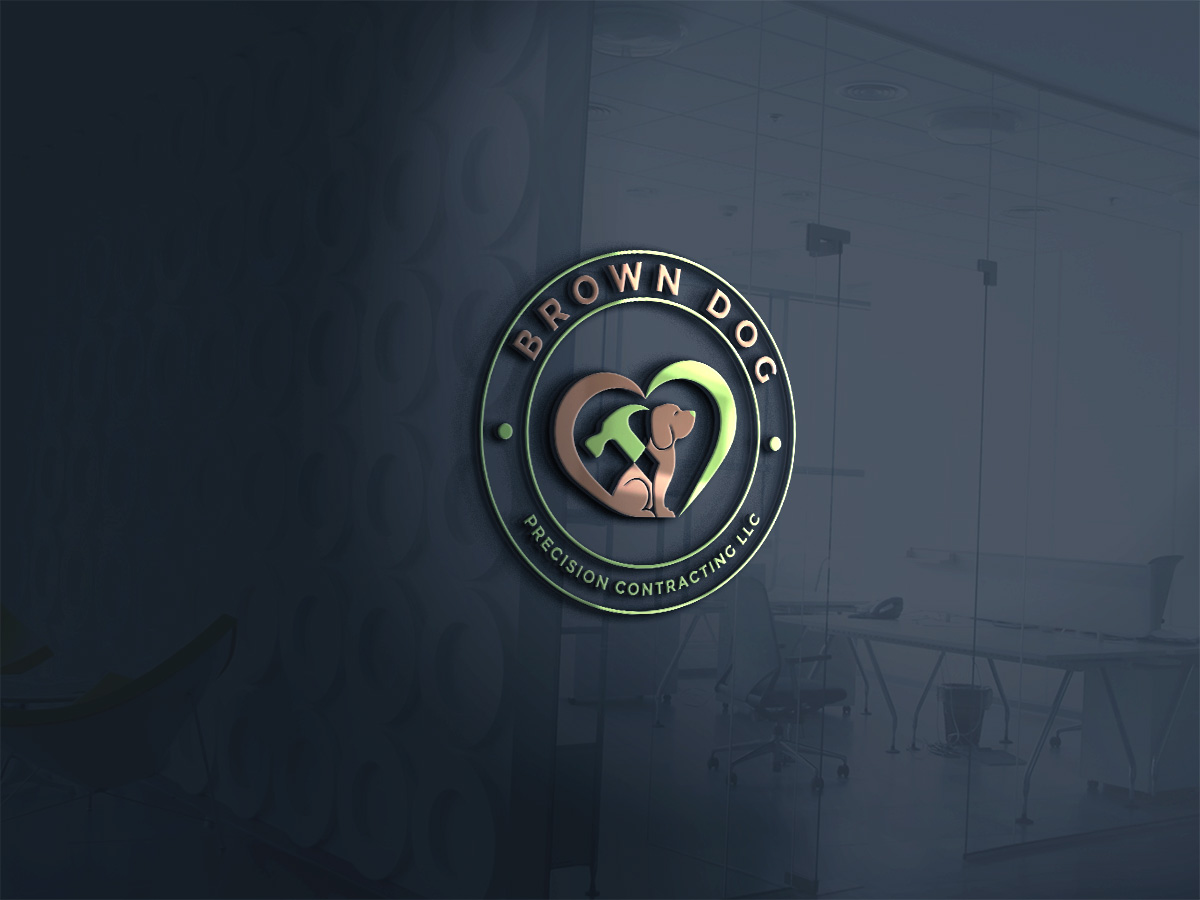 Logo Design by Design Solving for Brown Dog Precision Contracting LLC | Design #21765565