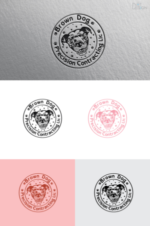 Brown Dog Precision Contracting LLC | Logo Design by Dot Design 3