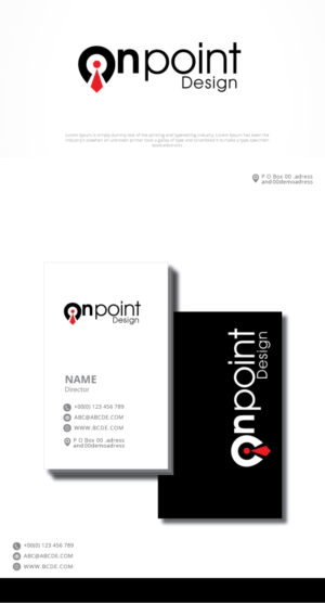Logo Design by graphicevolution for Onpoint Design, LLC | Design: #21767064