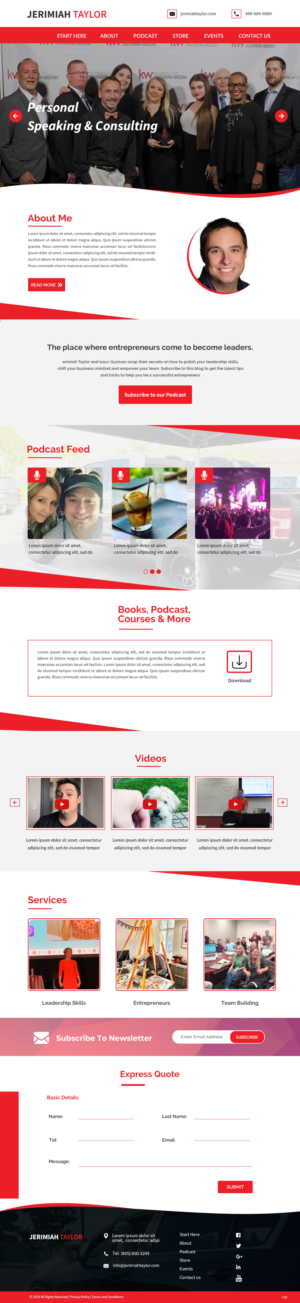 Web Design by pb for this project | Design: #21765459