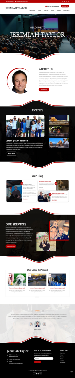 Web Design by pb for this project | Design: #21765460