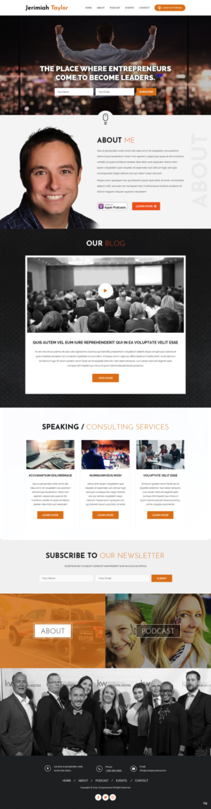 Web Design by pb for this project | Design: #21871339
