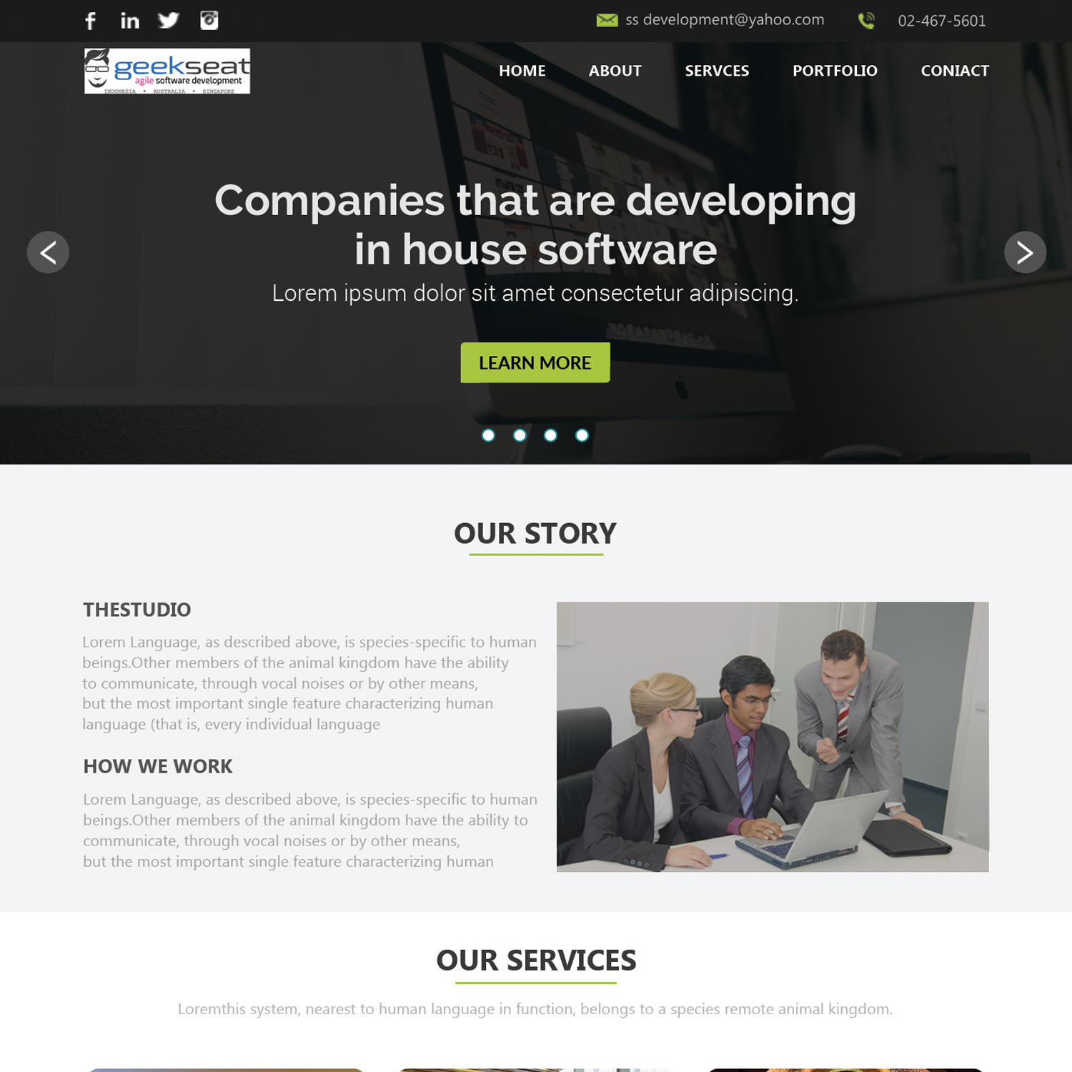 Web Design by Shovon9615 for this project | Design #21777779