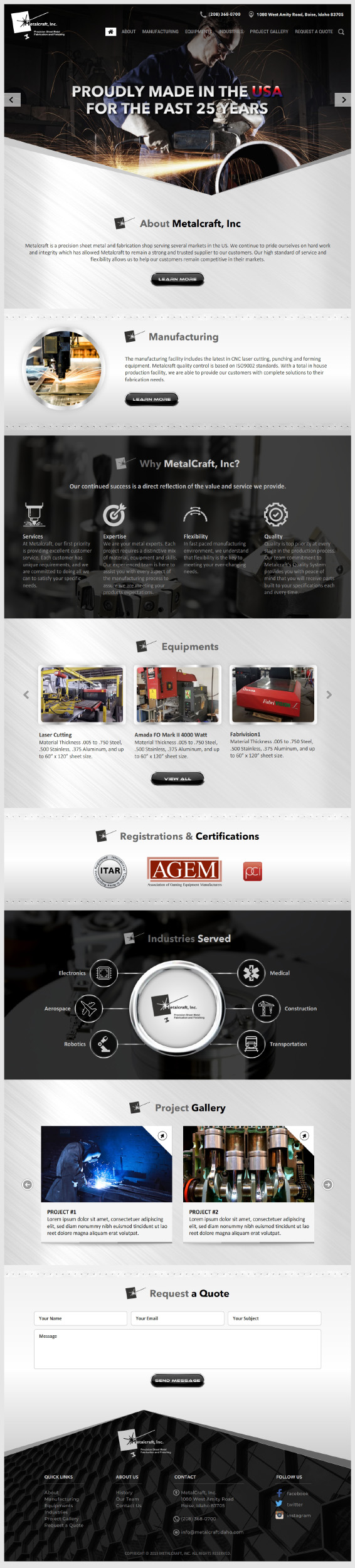 Web Design by -Marc- for Amy Boyack | Design #21797928