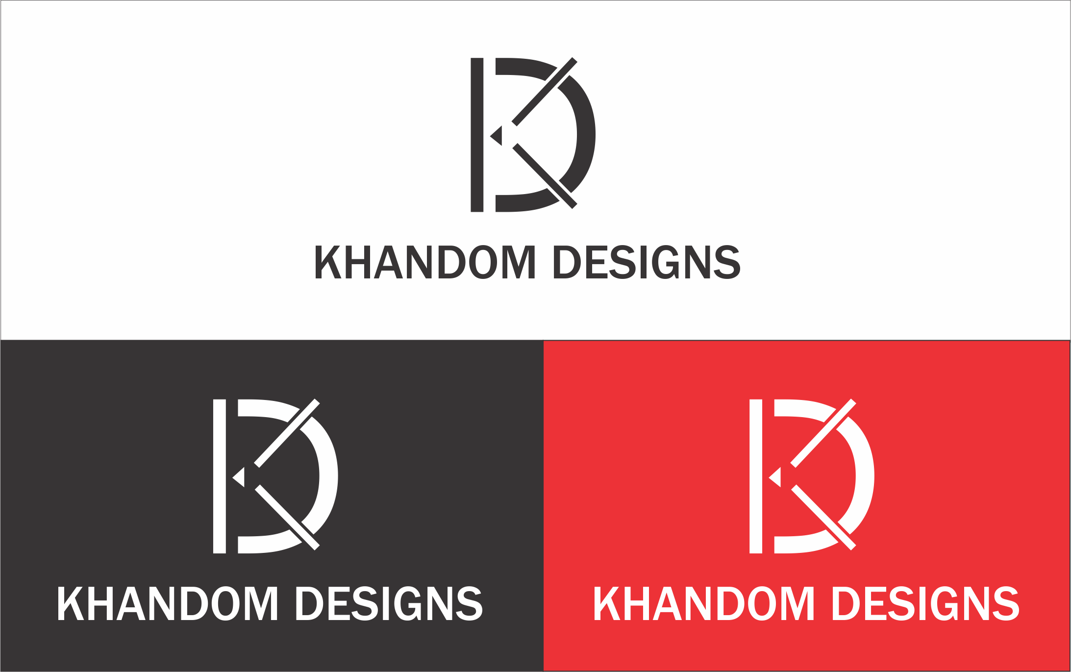 Logo Design by RIKO 01 for Khandom Designs | Design #21770484