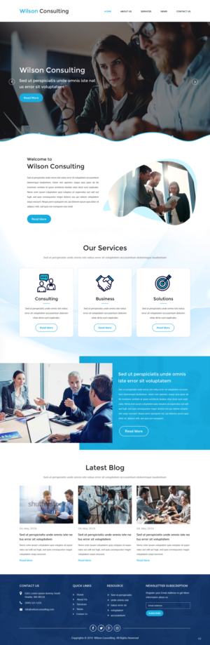 Wordpress Design by pb for Aipex Consulting | Design #21792205