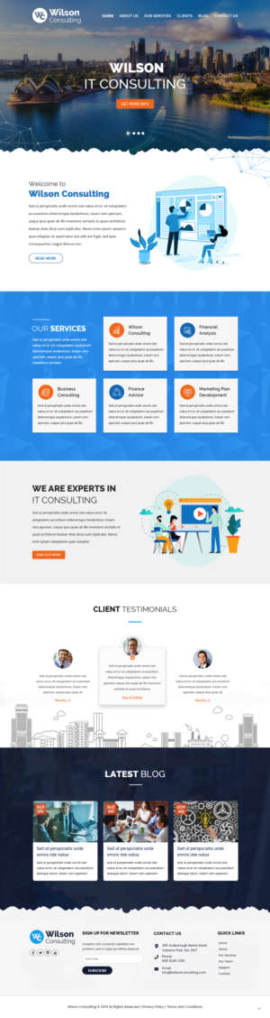 Wordpress Design by pb for Aipex Consulting | Design: #21792206