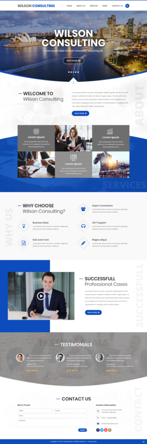 Wordpress Design by pb for Aipex Consulting | Design: #21792207