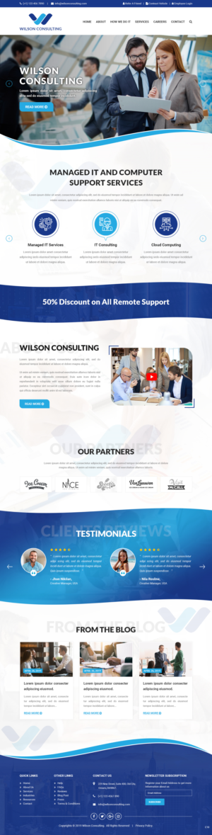 Wordpress Design by pb for Aipex Consulting | Design: #21792208