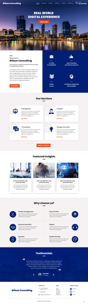 Wordpress Design by pb for Aipex Consulting | Design: #21792215