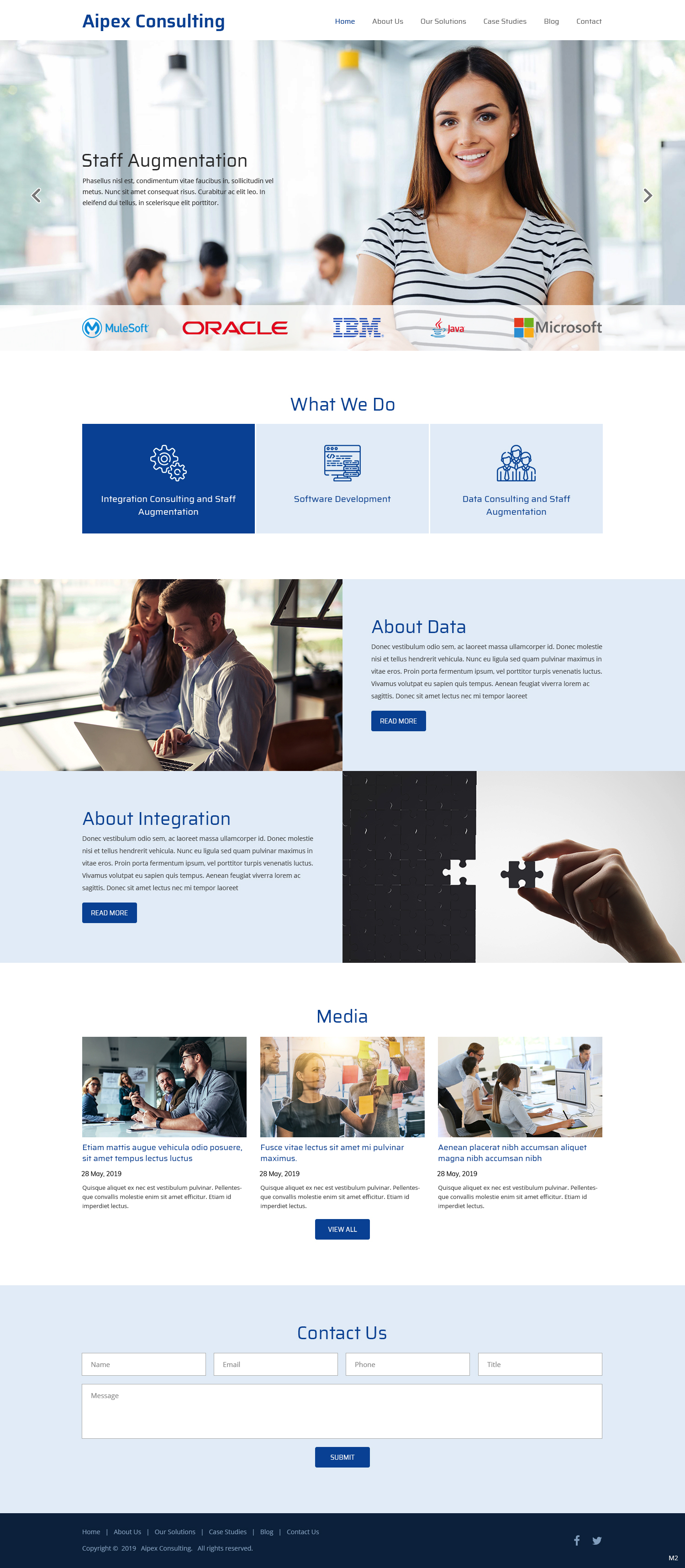 Wordpress Design by pb for Aipex Consulting | Design #21816432