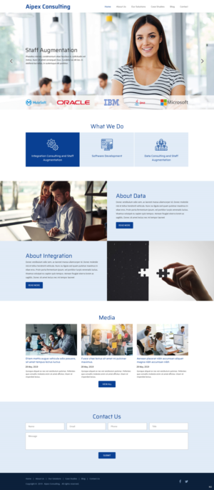 Wordpress Design by pb for Aipex Consulting | Design: #21816432