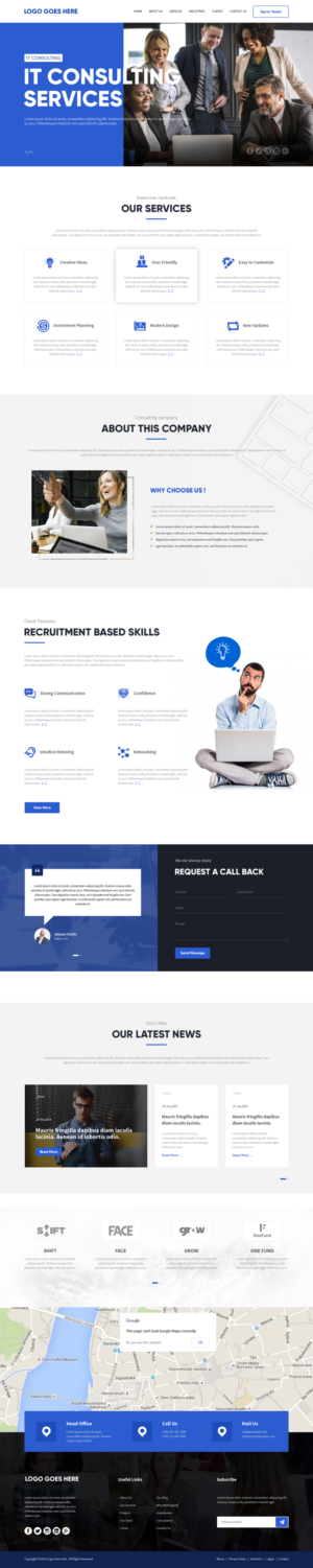 Wordpress Design by sai.designer87 for Aipex Consulting | Design #21789064