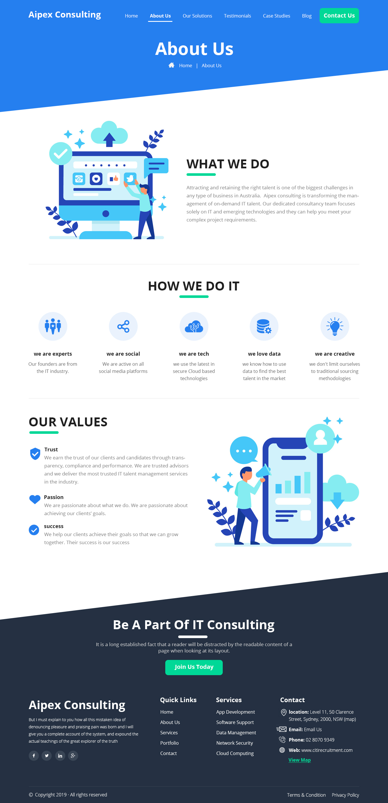 Wordpress Design by syrwebdevelopment for Aipex Consulting | Design #21868517