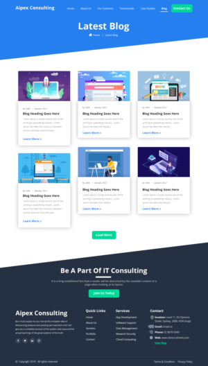 Wordpress Design by syrwebdevelopment for Aipex Consulting | Design: #21868519