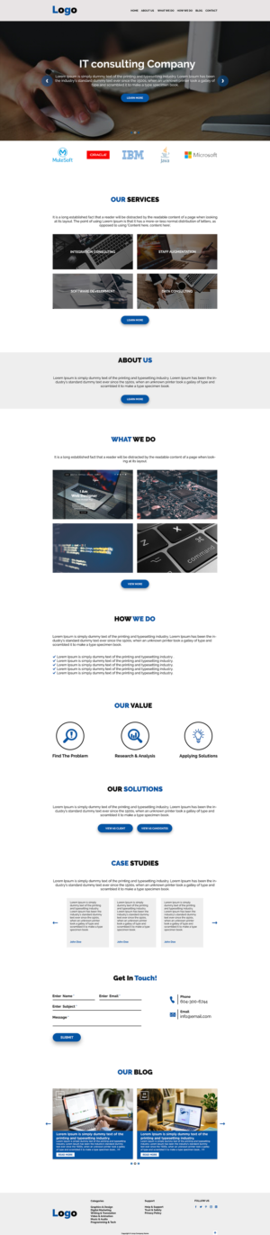 Wordpress Design by Tanveer Apon for Aipex Consulting | Design: #21805931