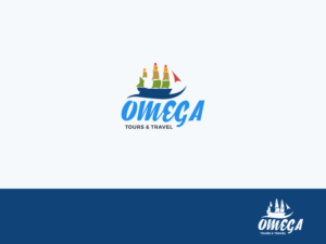 Logo Design by happybrain design for Omega Premium Tours & Travel | Design: #21811290