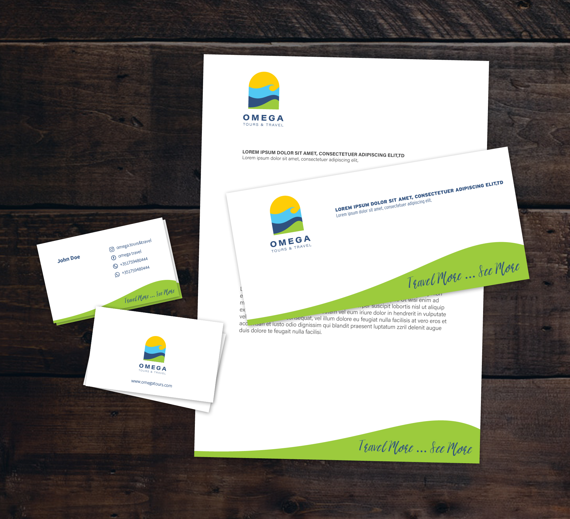 Logo Design by Gabriel Creativo for Omega Premium Tours & Travel | Design #21819370