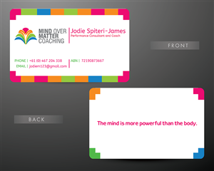 Business Card Design by CreativeMask for this project | Design: #2987611
